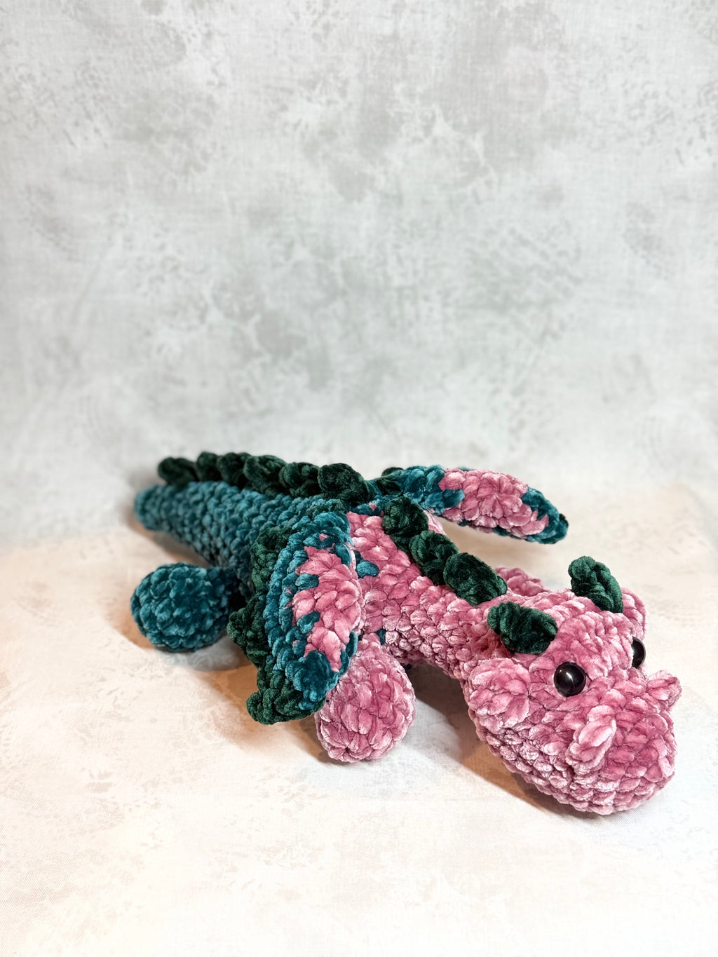 Pink and Teal Dragon
