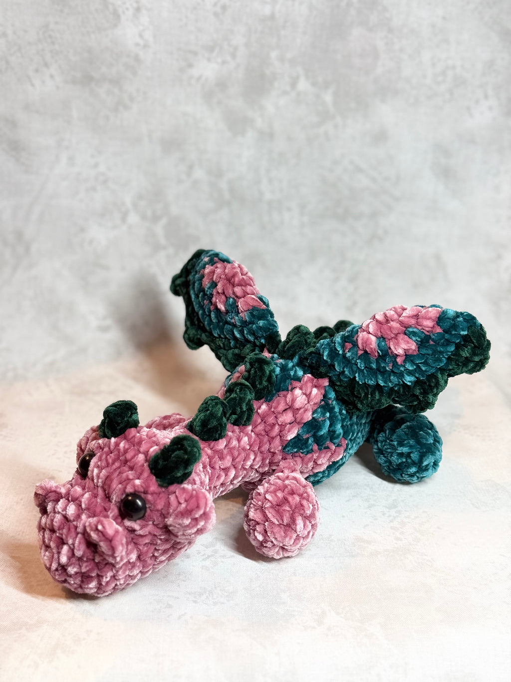 Pink and Teal Dragon
