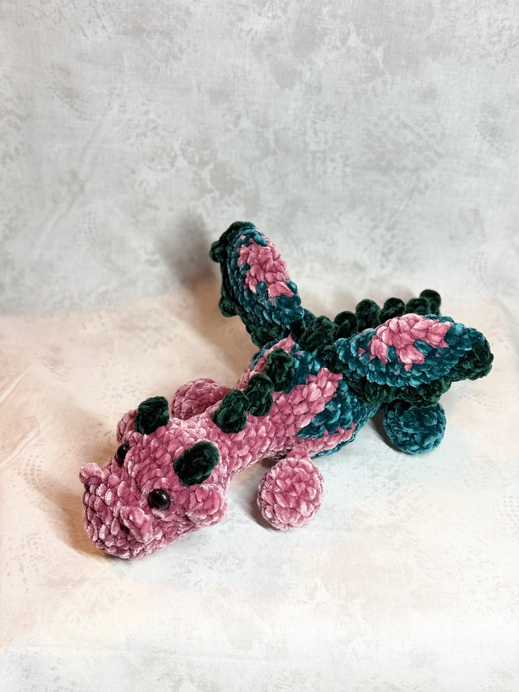 Pink and Teal Dragon