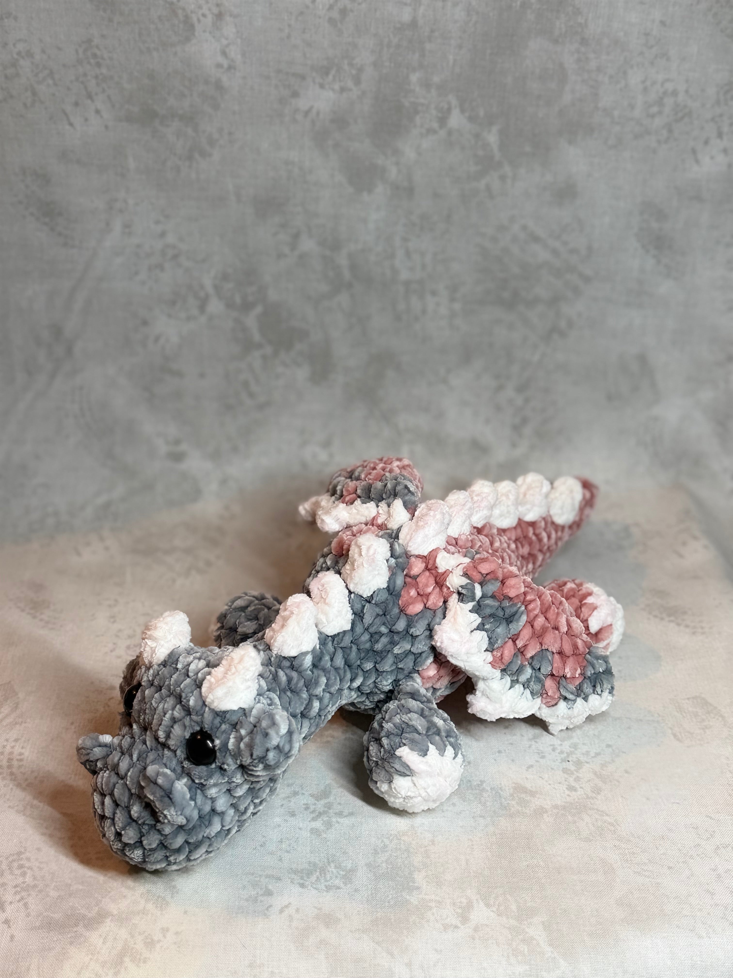 Pink and Gray Dragon