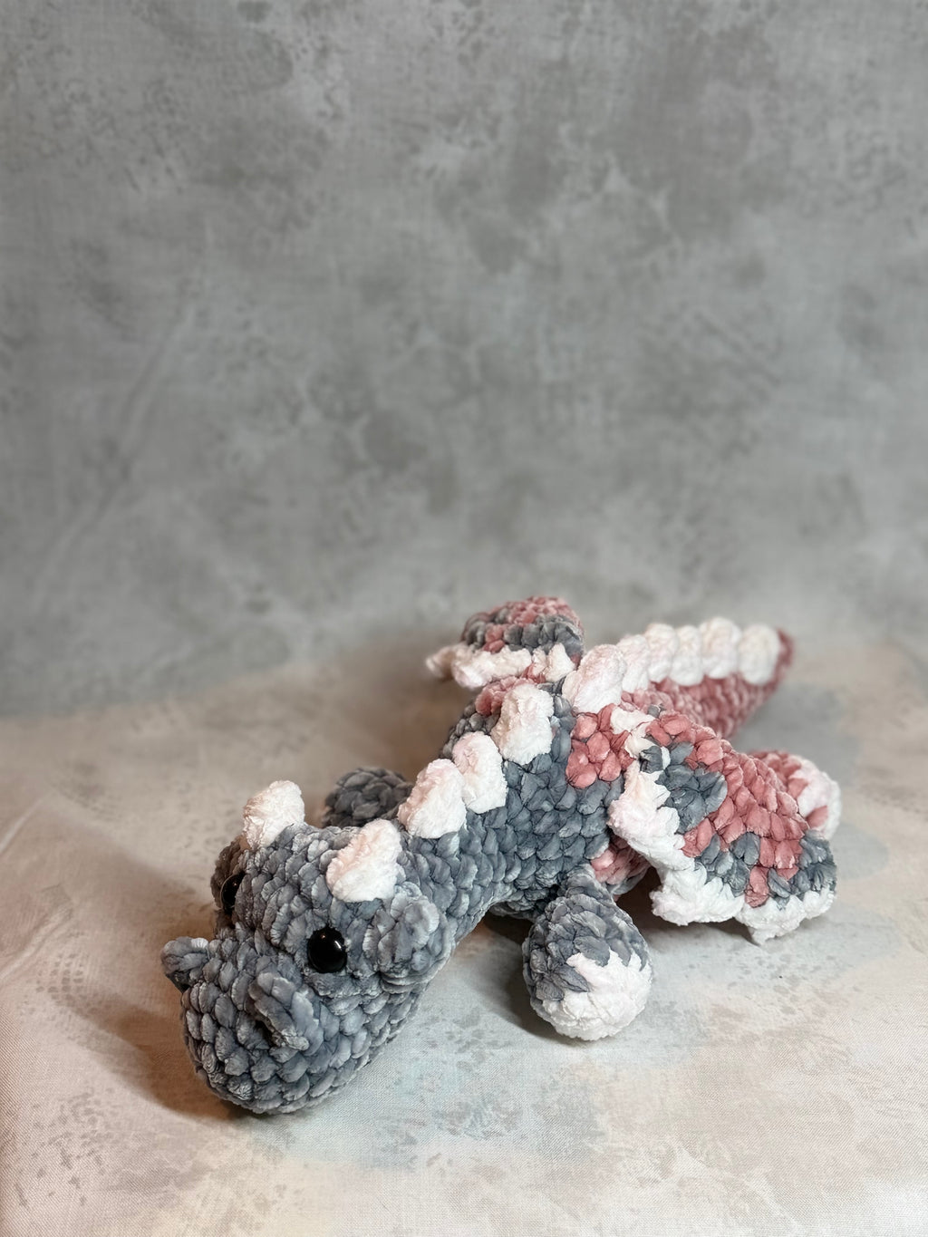 Pink and Gray Dragon