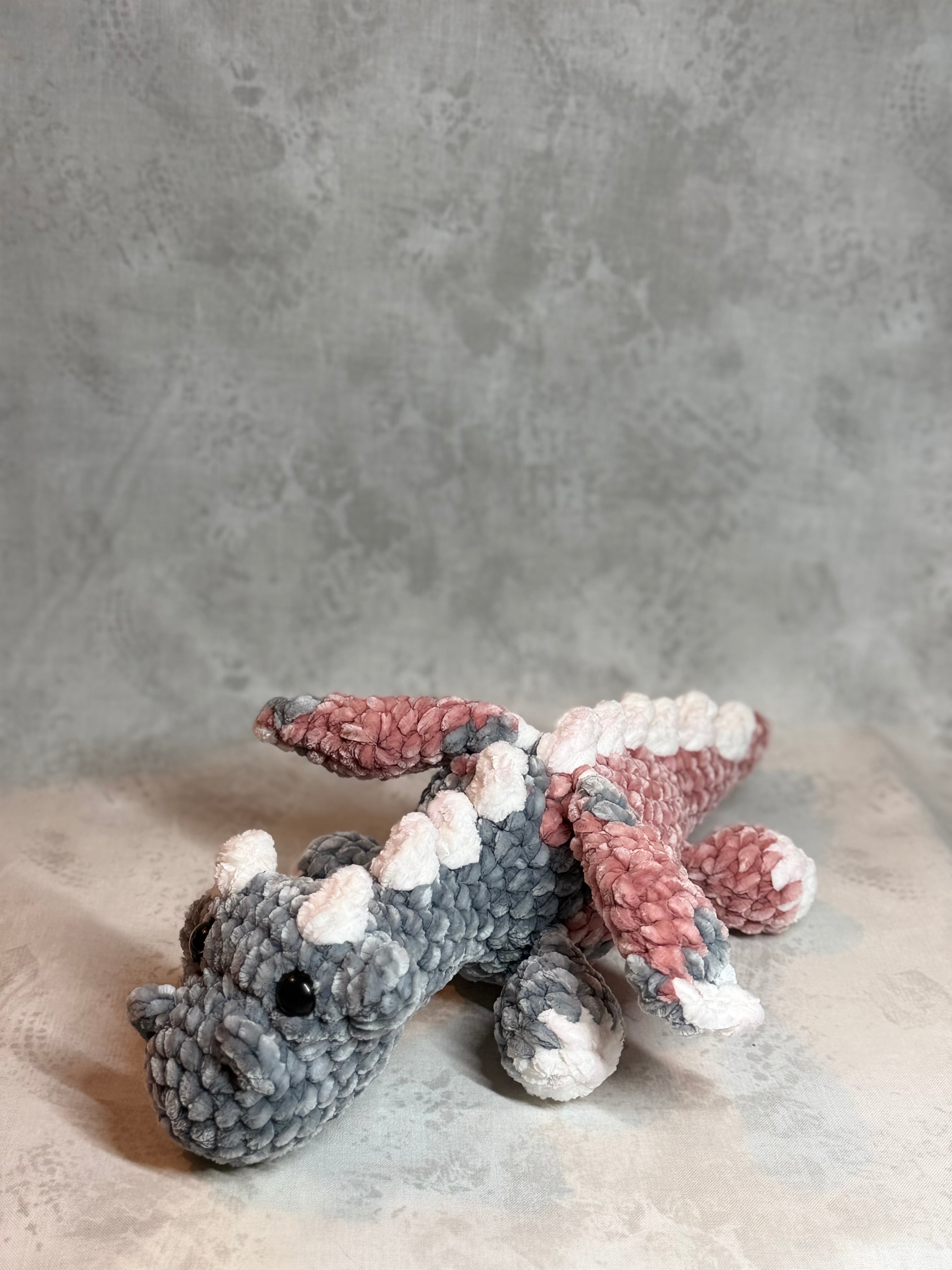 Pink and Gray Dragon