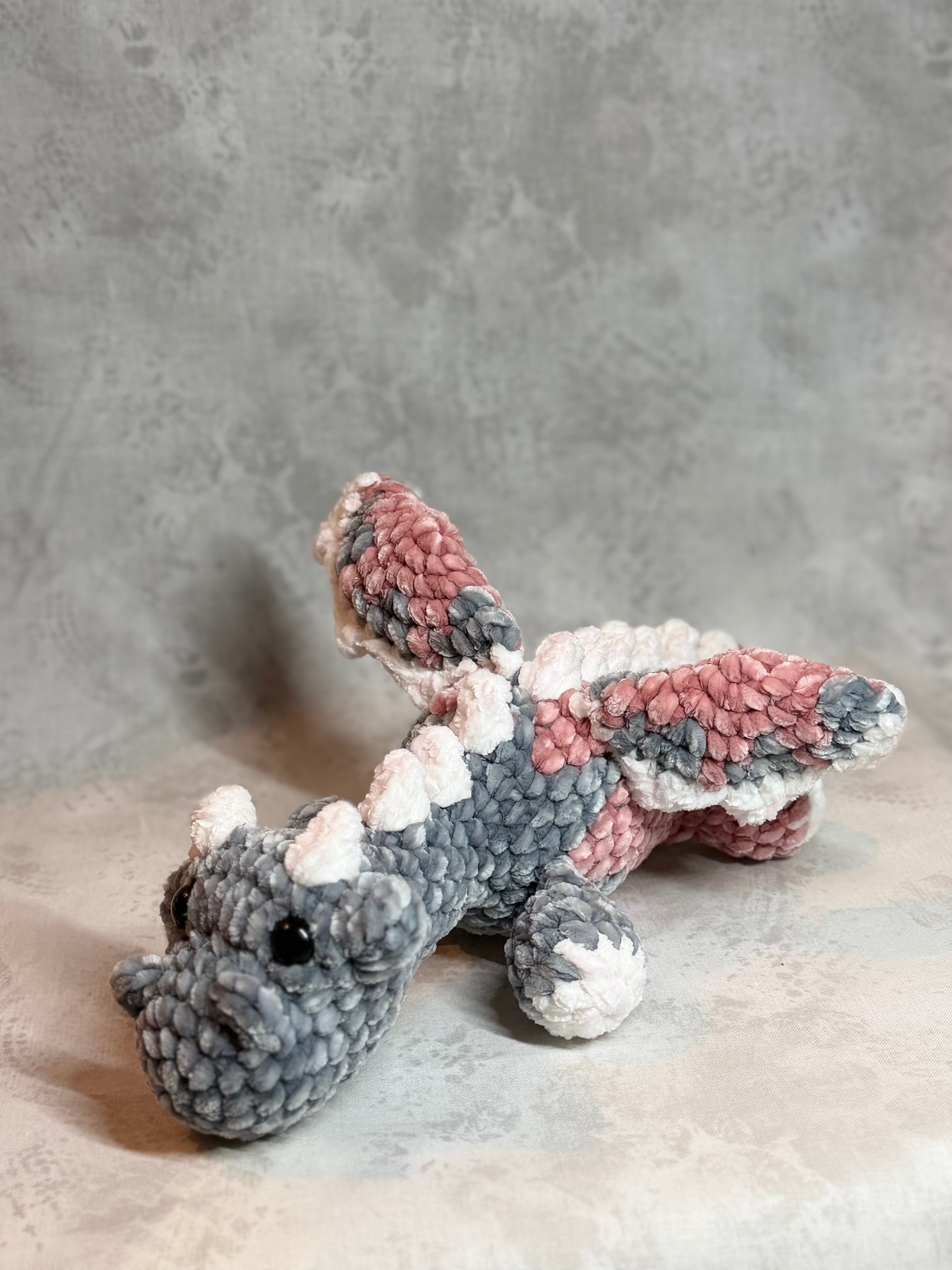 Pink and Gray Dragon
